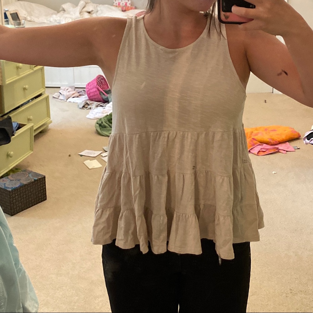 Beige top
